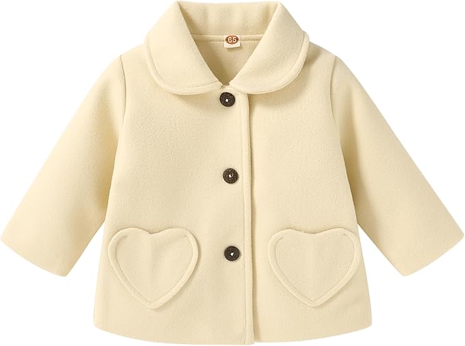 Baby Coats Fall Winter Kid Baby Girl Cloak Button Jacket Clothes Baby Outwear Clothes