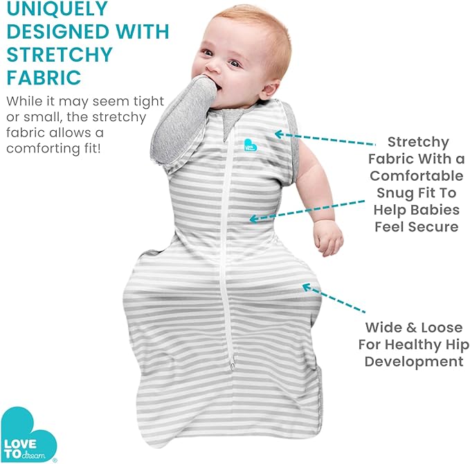 Love to Dream Swaddle Up Transition Swaddle, Patented Zip-Off Wings