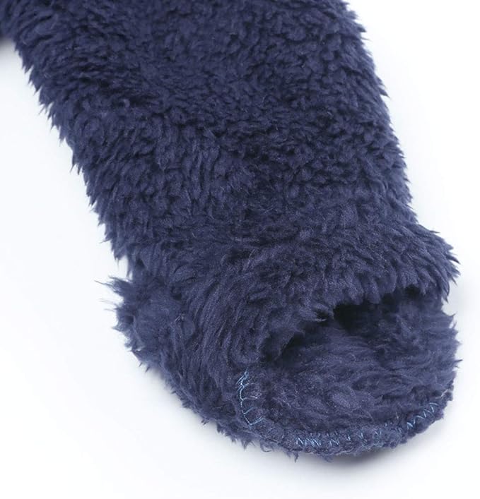 Newborn Baby Snowsuit Fleece Lined Onesie Outfits Warm Hooded Romper for Infant