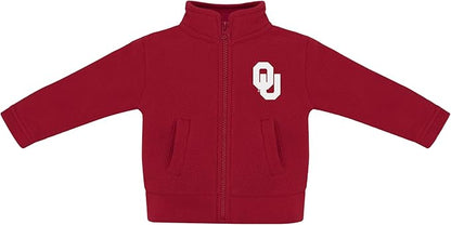 Creative Knitwear College Baby Polar Fleece Jacket-Team Logo, Multiple Colors, for Boys & Girls (12 Mos-8 Yrs)