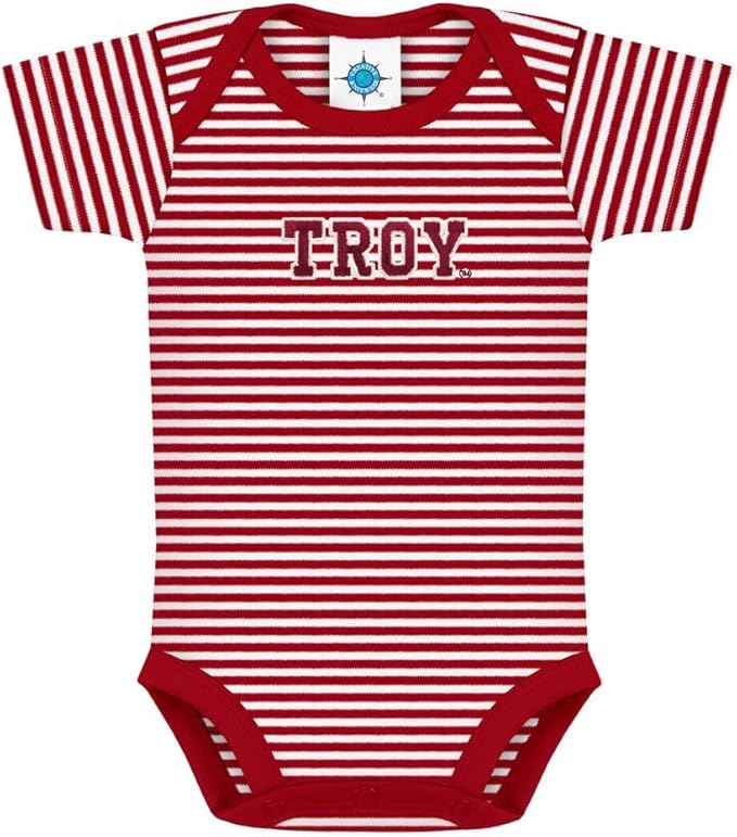 Creative Knitwear College Baby NCAA Infant Striped Bodysuit
