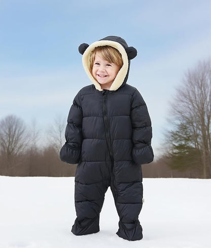 BFUSTYLE Baby Snowsuit 0-24 Months Winter Clothes Infant Boy Girl Puffer Jacket Newborn One Piece Coat with Hooded