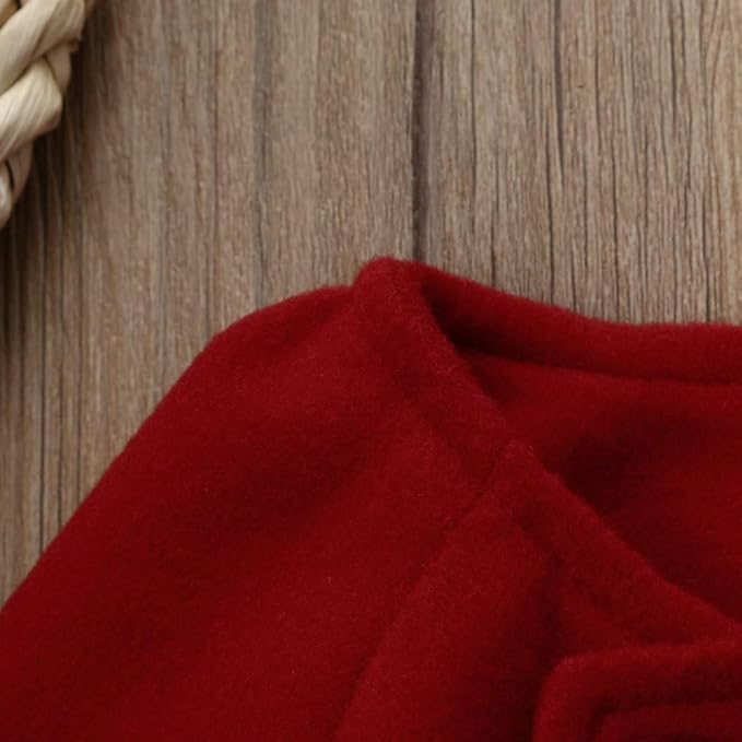 XFGLCK Toddler Baby Girls Coats Cloak Button Jacket Outerwear Fall Winter Clothes