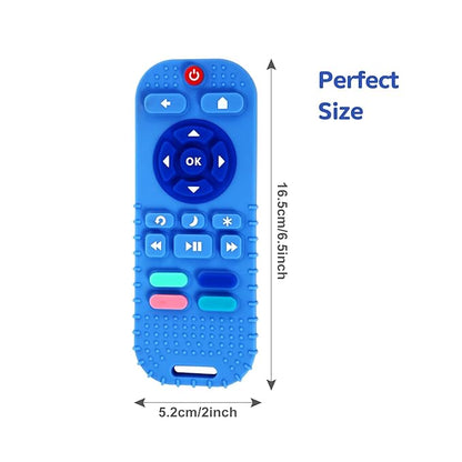 Hooku Silicone Teething Toys for Babies 0-6 Months, Teethers for Babies 6-12 Months, Remote Teether for Baby, Sensory Toys for Babies, Baby Chew Toys