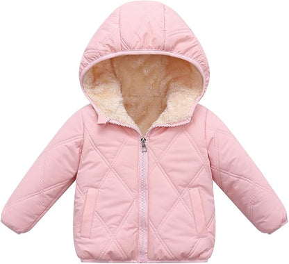 Baby girls winter coats toddler outerwear snow jackets infant boys warm clothes