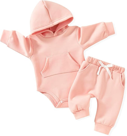 Aalizzwell Infant Baby Winter Hoodie Outfit