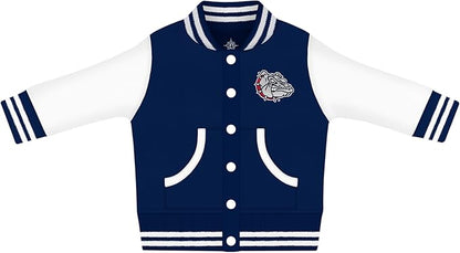 Creative Knitwear College Baby Varsity Jacket Lightweight - Team Logo, Multiple Colors, Unisex, (0 Months - 4T)