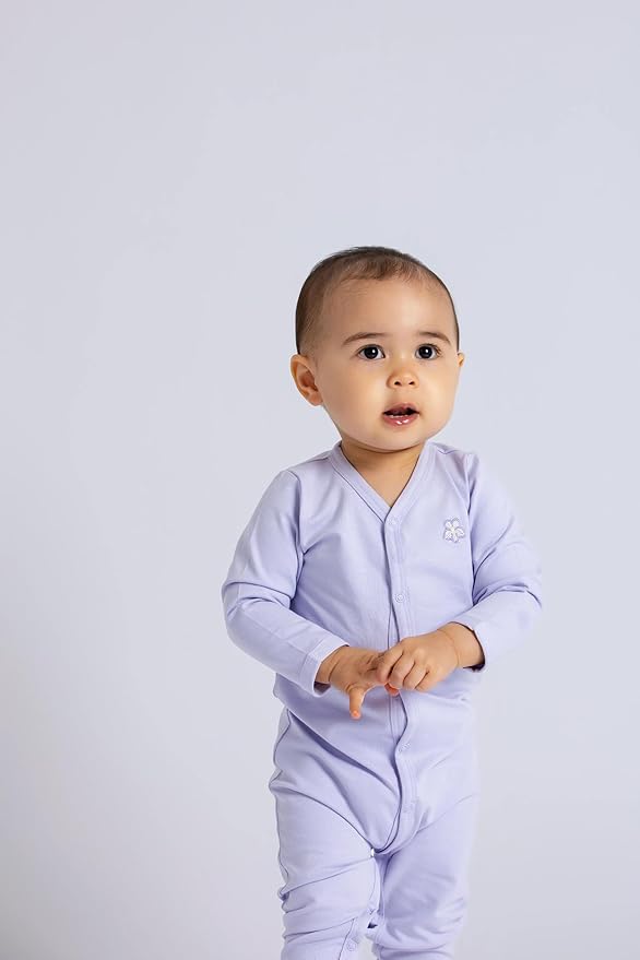 monica + andy On the Go Baby One Piece, 100% Organic Baby Clothes for Girls & Boys, Sizes For Preemie, Newborn, & Infant