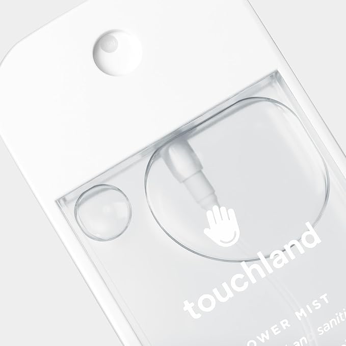 Touchland Hydrating Hand Sanitizer Spray, UNSCENTED Trio Set, 1 FL. OZ. Travel Size Power Mist Sprays (Set of 3)