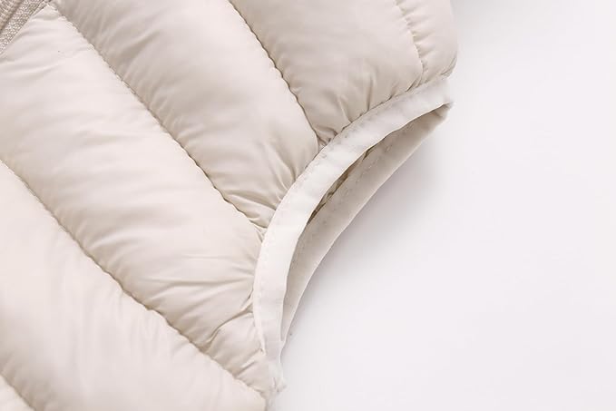 AIWUHE Baby Boys Girls Hooded Puffer Vest Winter Lightweight Sleeveless Bear ears Zipper Up Jacket