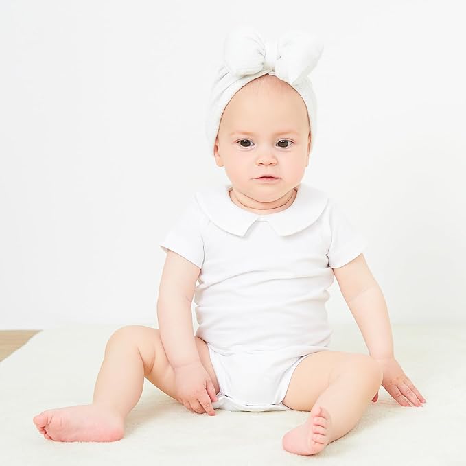 pureborn Baby Girls Boys Bodysuit Super Soft Cotton Romper 0-24 Months