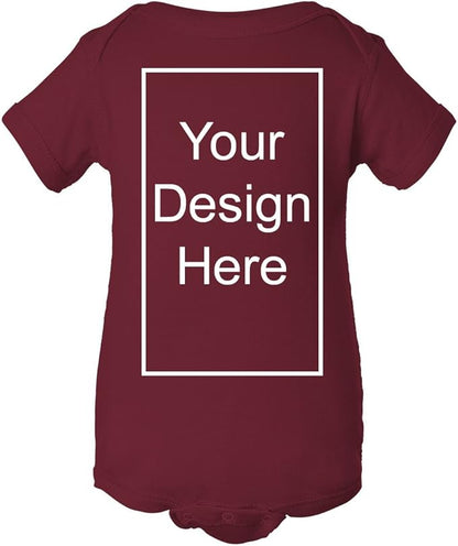 City Shirts Add Your Own Text and Design Custom Personalized Baby Rib Infant Bodysuit