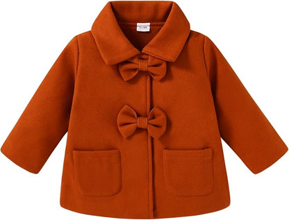 Baby Coats Fall Winter Kid Baby Girl Cloak Button Jacket Clothes Baby Outwear Clothes