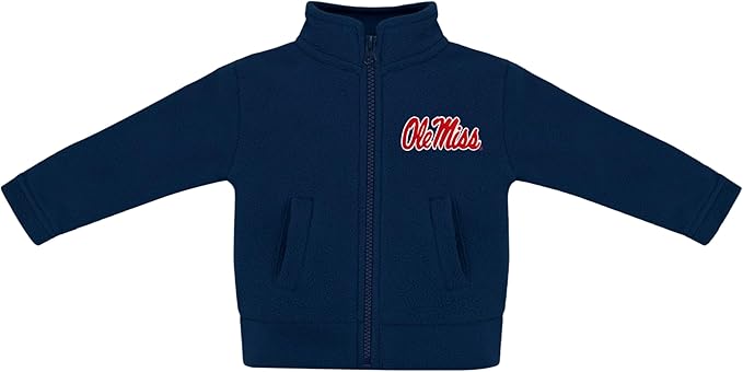 Creative Knitwear College Baby Polar Fleece Jacket-Team Logo, Multiple Colors, for Boys & Girls (12 Mos-8 Yrs)