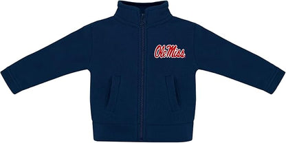 Creative Knitwear College Baby Polar Fleece Jacket-Team Logo, Multiple Colors, for Boys & Girls (12 Mos-8 Yrs)