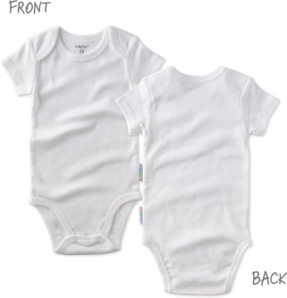 unisex-baby Avery 10-pack Short Sleeve Bodysuits 100% Organic Cotton for Baby Boys & Girls