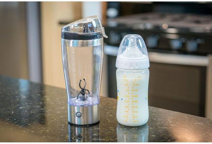 Primo Passi Portable Formula Mixer – Handheld Baby Milk Mixer for Smooth Formula Preparation – Easy to Clean, Battery Operated, Ideal for Travel & On-the-Go Use