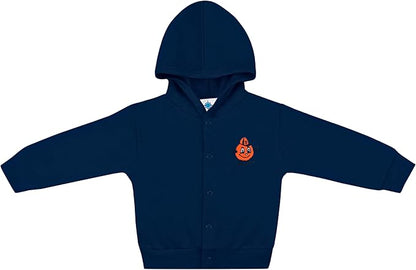 Creative Knitwear College Baby Snap Hooded Jacket - Team Logo, Multiple Colors, for Boys & Girls, (0-24 Months)