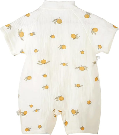 Baby Kimono Robe Newborn Cotton Yarn Bodysuit Romper Infant Japanese Pajamas 0-24 Months