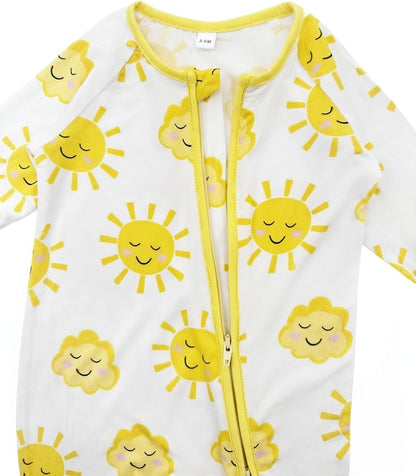 Bow Dream Baby Girl Romper Jumpsuit Bamboo Rayon Baby Clothes Boys & 2 Way Zipper Outfit Baby Clothes for Girls