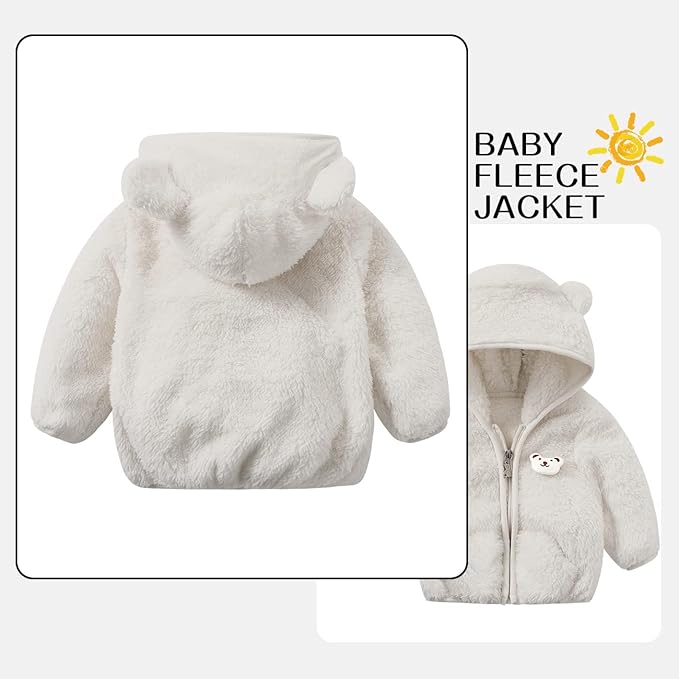 Baby Boy Fleece Jacket Girl Winer Clothes Coat Toddler Boy'S Clothing Sweater
