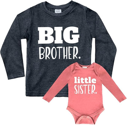 Unordinary Toddler Big Brother Little Sister Outfits brother sister Sibling Matching Baby Newborn Girl Set