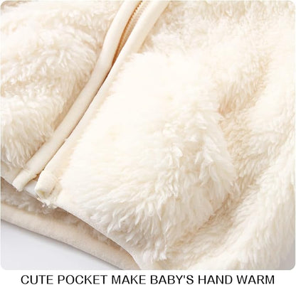 Baby Boy Fleece Jacket Girl Winer Clothes Coat Toddler Boy'S Clothing Sweater