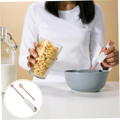 Electric Handheld Milk Powder Mixer for Feeding Detachable Stirrer for Easy Cleaning Battery Operated Portable Drink Blender for Busy Parents