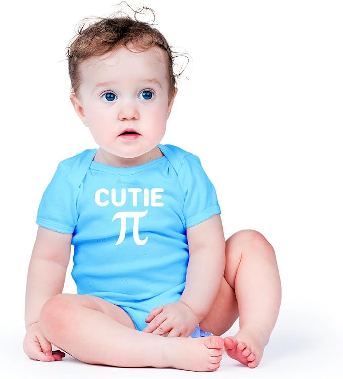 AW Fashions Cutie Pie Baby Bodysuit Cute Sweet Outfit Boys Girls Newborn Romper Infants Announcement