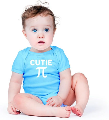 AW Fashions Cutie Pie Baby Bodysuit Cute Sweet Outfit Boys Girls Newborn Romper Infants Announcement