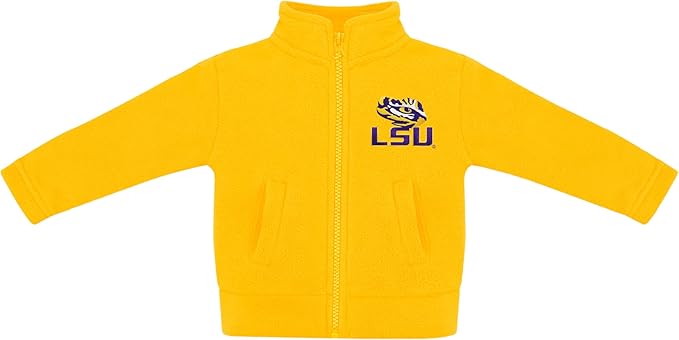 Creative Knitwear College Baby Polar Fleece Jacket-Team Logo, Multiple Colors, for Boys & Girls (12 Mos-8 Yrs)