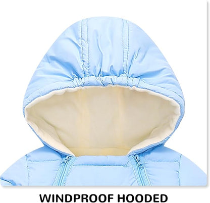 Toddler Snow Suit Baby Snowsuit Infant Boy Winter Coat Girl Puffer Clohtes 0-2T