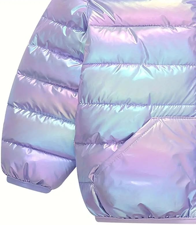 Toddler Winter Coats Puffer Padded Jacket Baby Boys Girls Bear Hoods Down Jacket Light Weight Infant Outerwear