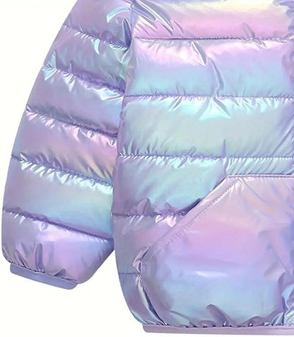 Toddler Winter Coats Puffer Padded Jacket Baby Boys Girls Bear Hoods Down Jacket Light Weight Infant Outerwear