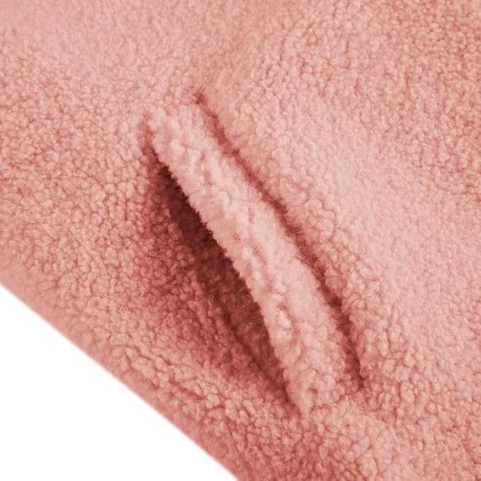 rrhss Baby Girls Faux Fur Teddy Long Coat Toddler Kids Winter Fleece Jacket Warm Outwear Clothes