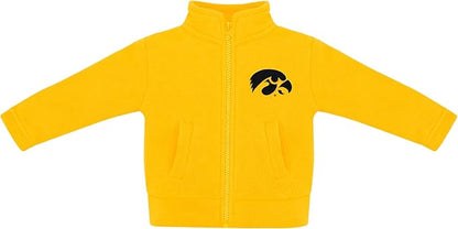 Creative Knitwear College Baby Polar Fleece Jacket-Team Logo, Multiple Colors, for Boys & Girls (12 Mos-8 Yrs)