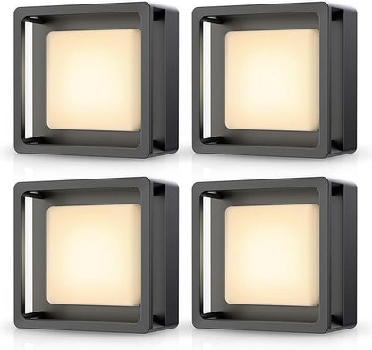 LED Night Light, DORESshop Night Lights Plug Into Wall [4 Pack] with Dusk-to-Dawn Sensor, Dimmable Nightlights, Adjustable Brightness for Bathroom, Hallway, Bedroom,Kids Room,Stairway,Soft White 3000K