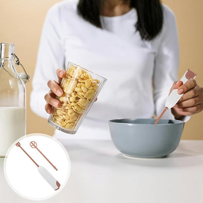 Handheld Electric Baby Formula Mixer with Detachable Stirrer for Infant Milk Powder Portable Drink Mixer for Bottles Easy to Clean Battery Operated