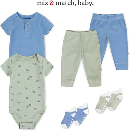 HUGGIES unisex-baby 5-pack Elevated Bodysuit