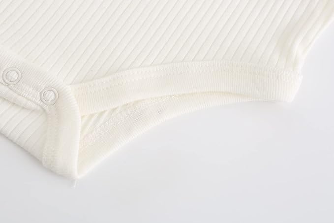 Kiddiezoom Newborn Baby Unisex Cotton One-Piece Bodysuits Baby Gift 5-Pack Baby Clothes