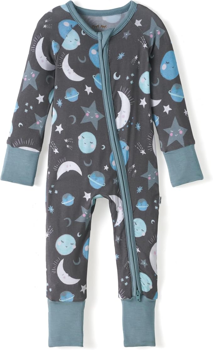 Little Sleepies Pajamas for Baby Boys & Girls, Viscose from Bamboo Baby Pajamas, Preemie & Newborn Sleepers, 2-Way Zipper PJs