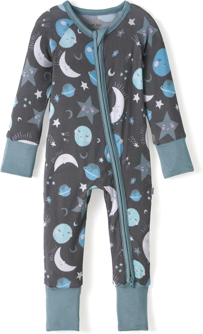 Little Sleepies Pajamas for Baby Boys & Girls, Viscose from Bamboo Baby Pajamas, Preemie & Newborn Sleepers, 2-Way Zipper PJs