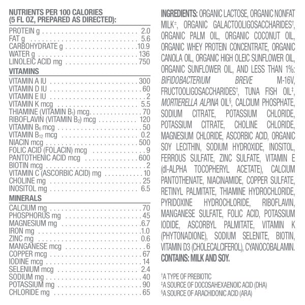 Happy Baby Organics Stage 1 A2 Infant Formula, 0 12 Months, Milk Based Organic Baby Formula Powder with A2 Milk, Probiotics & Prebiotics for Immune & Digestive Support, 22.9 Ounce (Pack of 4)