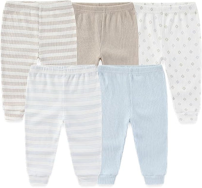 Kiddiezoom Newborn Baby Layette Set 10-Piece with Bodysuits and Pants Set for Unisex Baby Gift Sets