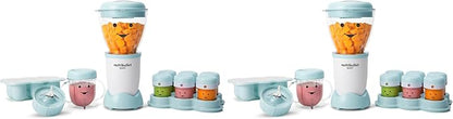 NutriBullet NBY-50100 Baby Complete Food-Making System,32-Oz,White,Blue,Clear,(Pack of 2)
