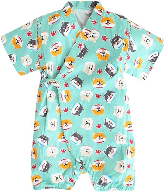 Baby Romper Kimono Robe Cotton Japanese Pajamas