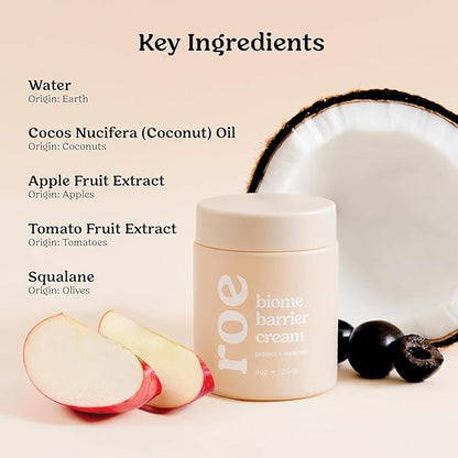 Roe Wellness Baby Cream & Baby Serum Power Pair Biome Barrier | For All Skin & Ages | Hydrating Body, Face, Dry Irritated Skin Toddlers, Newborns Skincare (Power Pair)