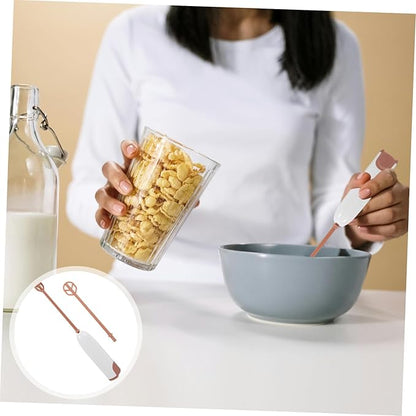 Unomor Electric Handheld Milk Powder Mixer with Extended Handle Multifunctional Stirrer for Bottles Cups and Mugs Portable Drink Mixing Tool for Formula Tea and Protein Shakes Easy to