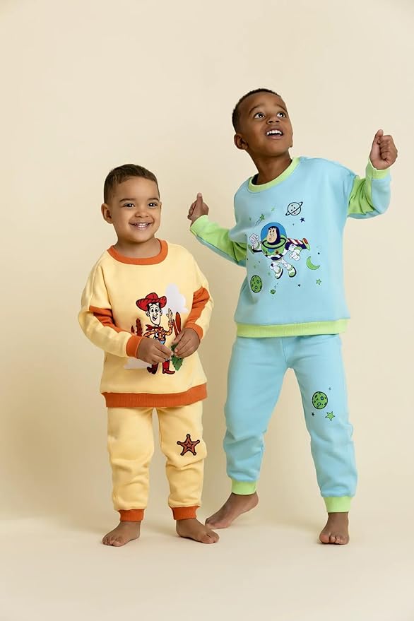 monica + andy Sporty Sweatsuit, 100% Organic Cotton Clothes for Boys & Girls, Outfit Sizes For Kids, Toddler & Infant