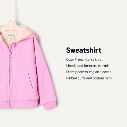 Amazon Essentials x Sofia Grainge Unisex Toddlers and Babies’ Zip Hoodie Sweatshirt